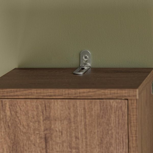 Bathroom Tall  with 1 Drawer, 2 Doors and Adjustable Shelves, Bathroom Shelf, Bathroom Tall  Cupboard, Natural BZR34-PF - Image 10