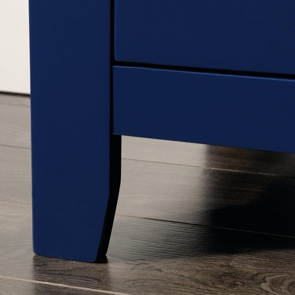 Shoal Creek Display Pantry s, L: 35.98" X W: 15.75" X H: 35.95", Indigo Blue finish - Image 6